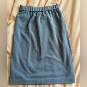 VINTAGE Blue Knit Skirt
